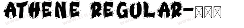 Athene Regular字体转换